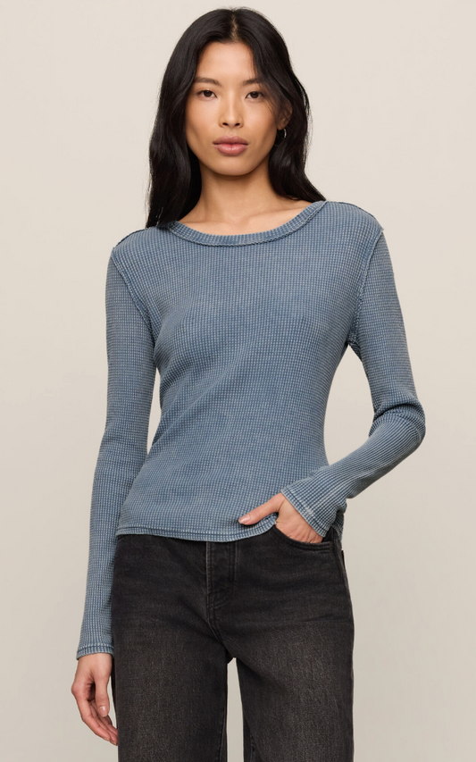 Arlet Mini Thermal Top - Mineral Blue