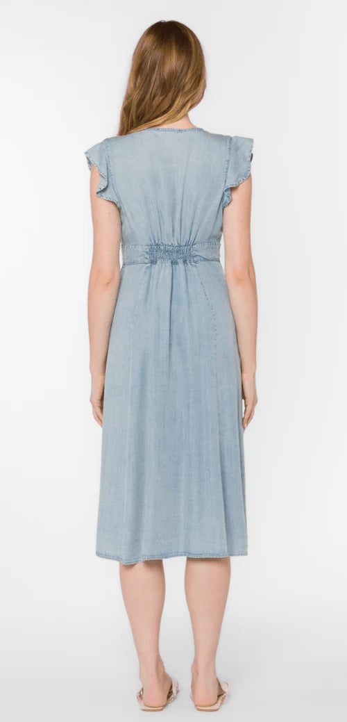 Jem Flutter Sleeve Dress