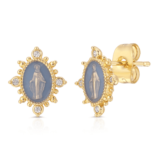Lady Lourdes Stud in French Blue