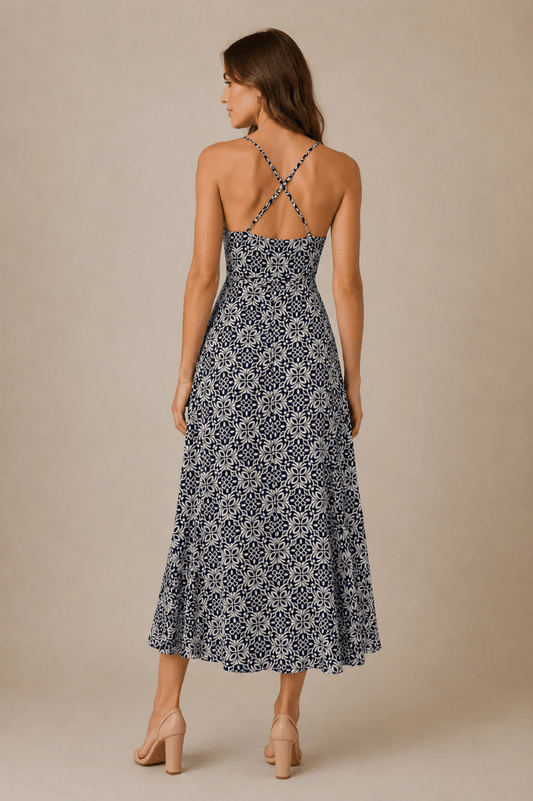Wrap around Maxi Dress